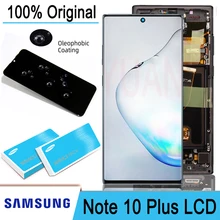 100% original display lcd de toque digitador da tela para samsung galaxy note 10 n970f n9700 nota 10 plus n975 note10 + peças reparo