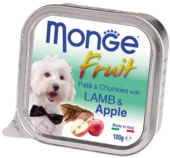 

MONGE MONGE DOG FRUIT Pate for adult dogs with lamb and apple 100g