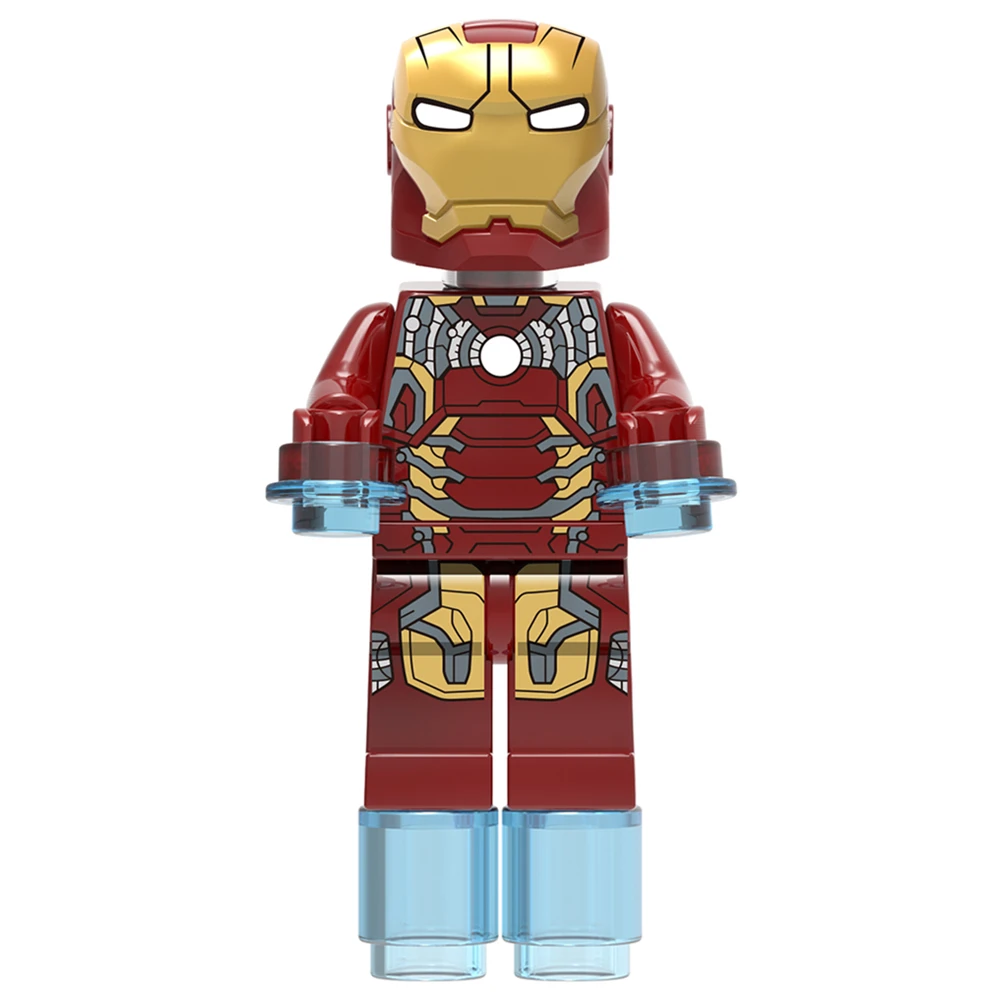 SingleSale Железный человек Тони Старк Марвел Супер Герои Мстители минифиг сборные