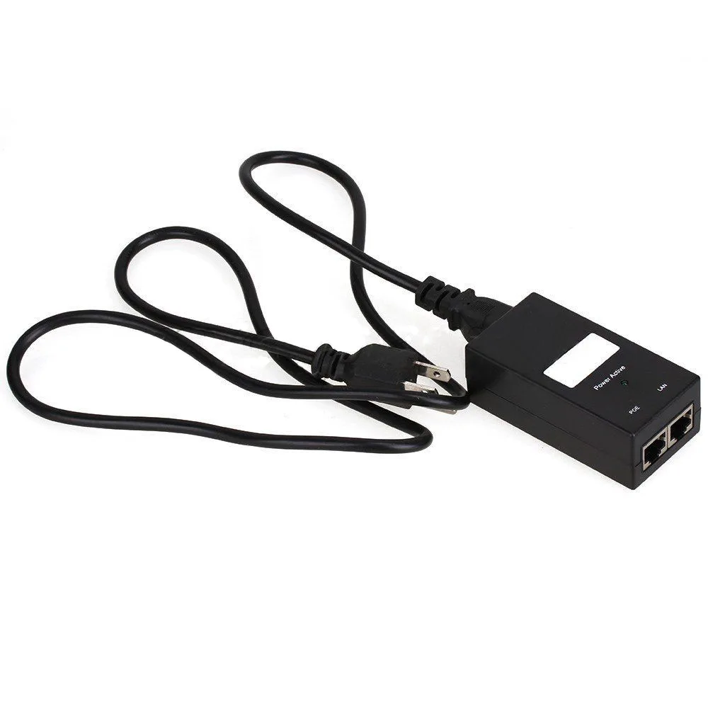 

48V 0.5A POE Injector Power Over Ethernet Switch Adapter Power Supply US Plug