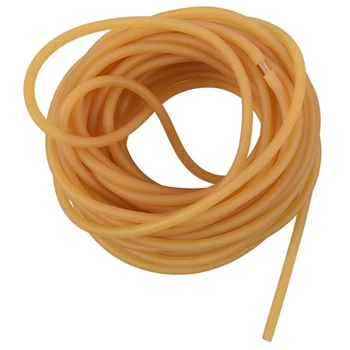 

Natural Latex Rubber Band Tube Elastic 2x5mm Yellow size:2M