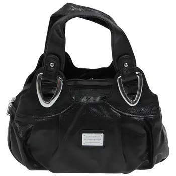 

Fashion handbag Women PU leather Bag Tote Bag Handbags Satchel -Matte Black