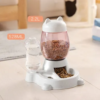 

2.2L Pet Automatic Feeder Dog Cat Drinking Bowl For Dogs Water Drinking Feeder Cat Feeding Large Capacity Dispenser Pet Cat Dog