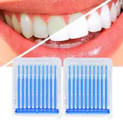 20 шт стоматологический cцепляющий наконечник аппликатор зуб корона фарфоровый шпон одноразовый уход за здоровьем