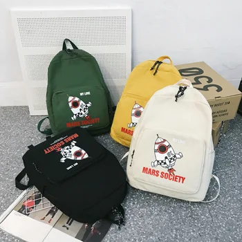 

Pretty Style Harajuku Women Men Backpack Quality Oxford School Backpack Casual Girl Satchel Shoulder Bag Mochila Travel rucksack