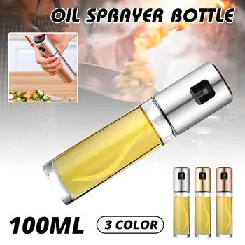

100ML Spray Bottles Leakproof Olive Oil Sprayer Oil Dispenser Spray Bottle Kitchen Seasoning Soy Sauce Barbecue Bottle