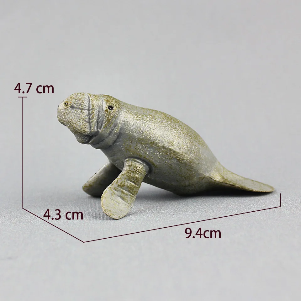 Пересечение границы поставки товаров модель морские организмы большой Manatee океаны модели животных пластиковые детские игрушки