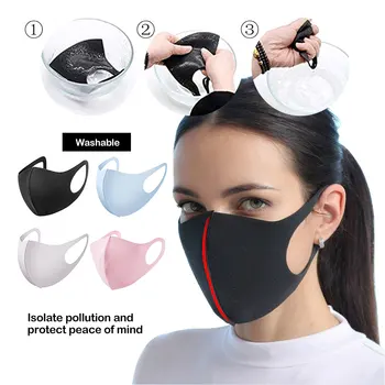

1PC Cotton Mouth Mask Anti Dust Washable Reusable Women Men Child Dustproof Mouth-muffle Winter Warm Mask Face Mouth Masks