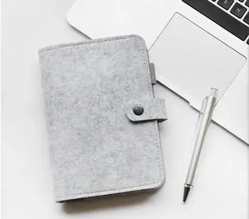 

Creative felt notebook notebook felt diary leather felt work notebook Gift