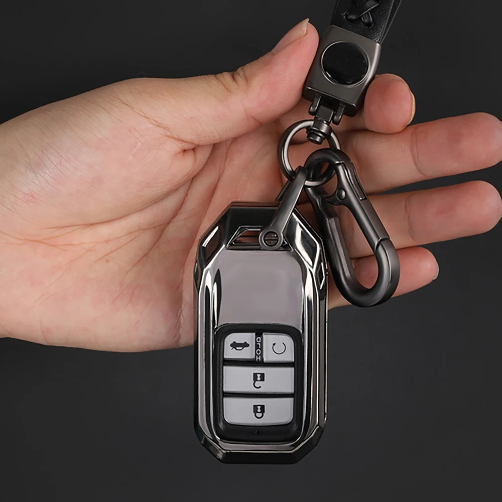 Zinc Alloy Car Remote Key Cover Case Protective For Honda 2016 2017 CRV Pilot Accord Civic Fit Freed keyless entry car styling