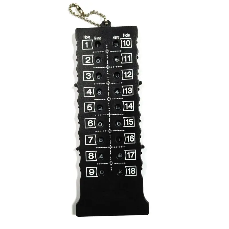 Прямая поставка 18-Hole Golf Score Card счетчик хода гольфа забивающий индикатор