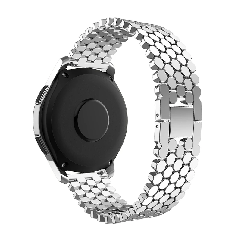 Ремешок из нержавеющей стали для samsung galaxy watch 46 мм S3 frontier band huawei watch gt huami amazfit 1/2 Аксессуары для браслета