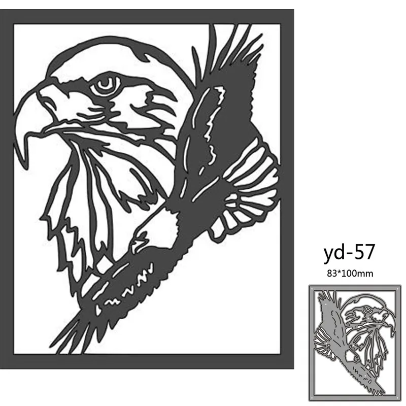

Металлические Вырубные штампы форма животное Орл украшение для скрапбукинга бумаги рукоделия Нож Форма лезвие перфоратор трафареты