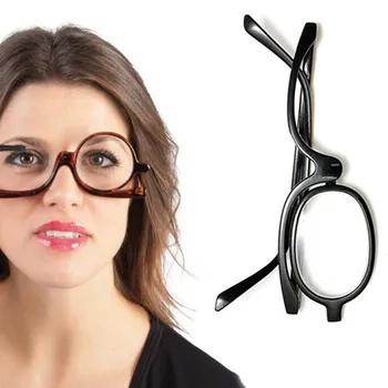 

ONEVAN Magnifying Glasses Rotating Makeup Reading Glasses Folding Eyeglasses Cosmetic General +1.0 +1.5 +2.0+2.5+3.0+3.5+4.0