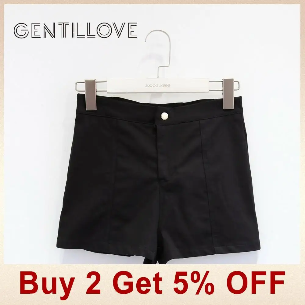 Gentillove, сексуальные летние женские джинсовые шорты, новинка, черные, с высокой талией, рваные, Короткие джинсы, Femme, на шнуровке, бандажные шорты, Новинка