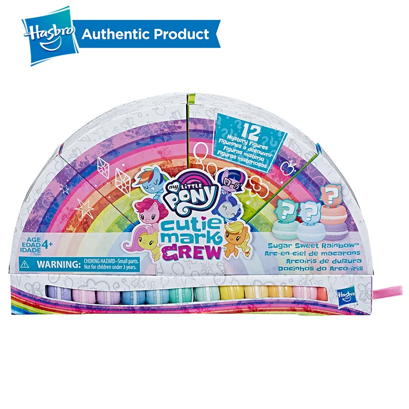 Hasbro My Little Pony игрушка милашка Марк Crew сахар Сладкая Радуга коллекция пакет Mlp сахар Сладкая Радуга коллекция