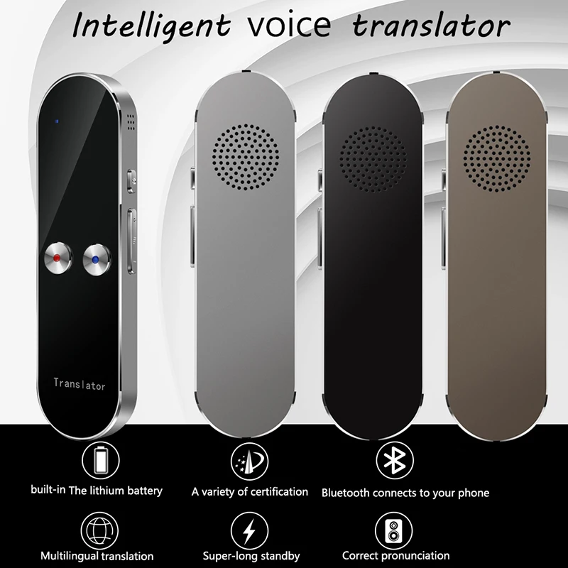 

HOT Smart Language Translator Device Handheld Voice Translation Machine Support 68 Languages for Travel Business BUS66