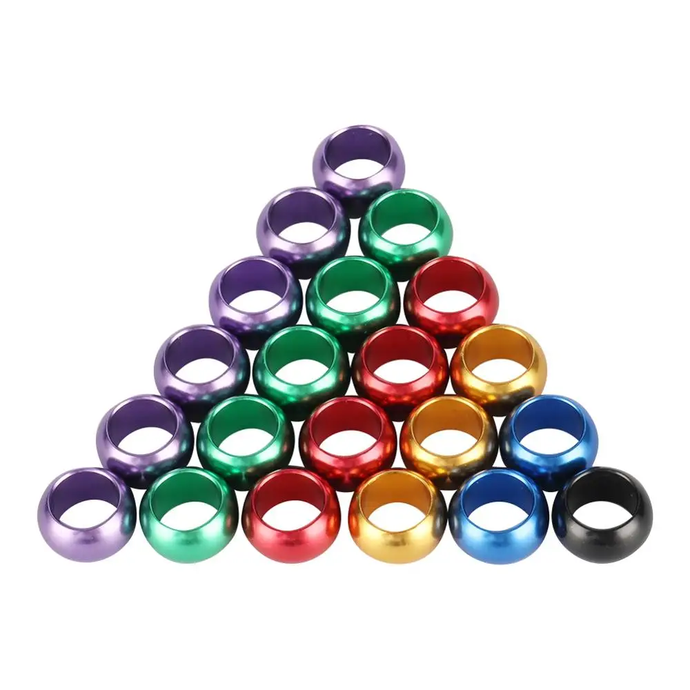 10 Pcs Inner Diameter 8/10mm Aluminum Bird Foot Ring Identification Race Outdoor Flying Training Parrot Leg | Дом и сад