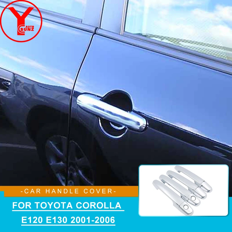 

Door Handle Accessories For Toyota Corolla E120 E130 2001 2002 2003 2004 2005 2006 Tuning Car Interior Molding Trim Cover YCSUNZ