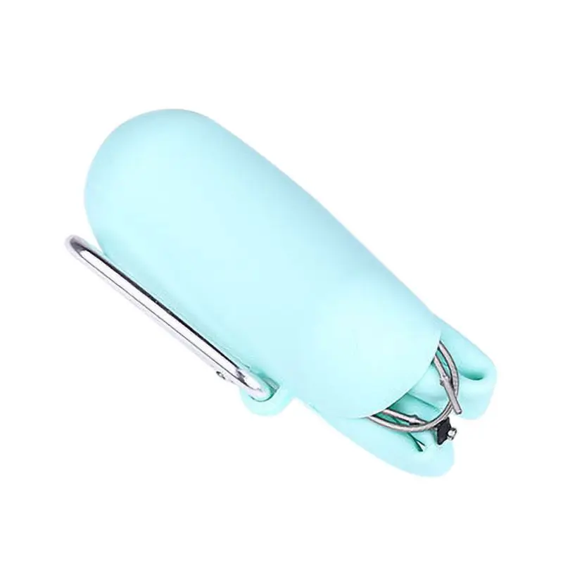 Многоразовые соломинки для питья, портативные силиконовые соломинки многократного использования, соломинки для дома, офиса, путешествий и вечерние, подарок - Цвет: G