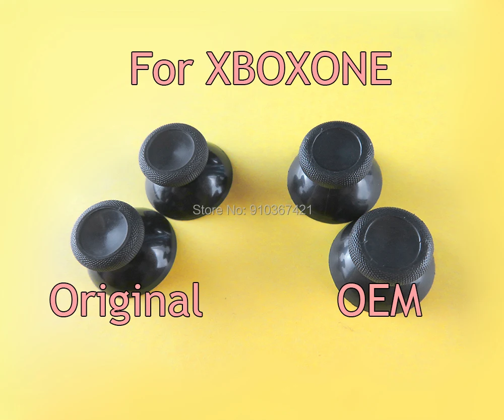 3Pcs 3D Analog Mushroom Cap Joystick Stick Per Xbox One Controller Black Analog Thumbsticks Caps Per Xbox One