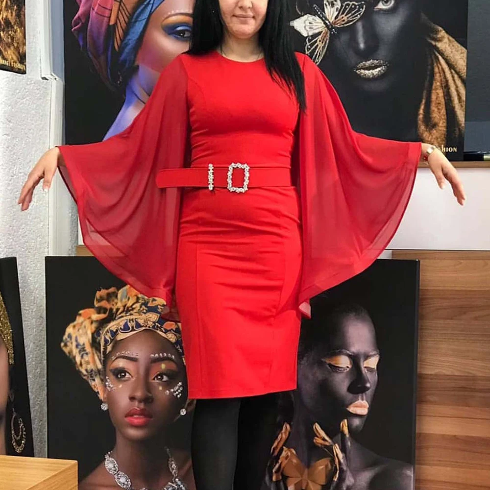 Новые африканские шифоновые платья для женщин africaine femme платья "Анкара" элегантные базин африканец женская одежда платье в африканском стиле