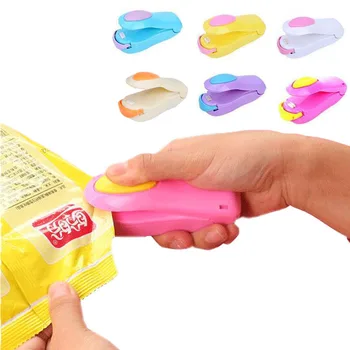 

Portable Household Mini Sealing Machine Food Plastic Bag Travel Hand Pressure Sealing Machine Pulse Sealing Package Kitchen Tool