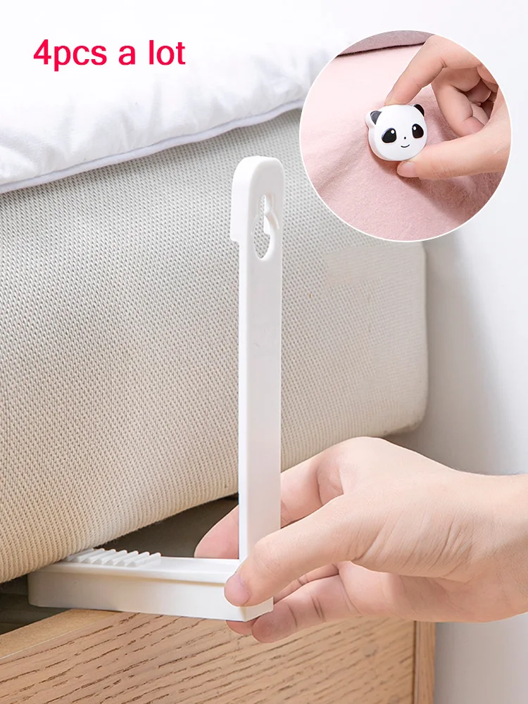 4pcs Vanzlife Klip Lembar Anti Slip Sendok Fixator Rumah Tangga Kasur Selimut Sudut Fixer Asrama Selimut Fixer Magic Perangkat Anti Berjalan Pakaian Pasak Aliexpress