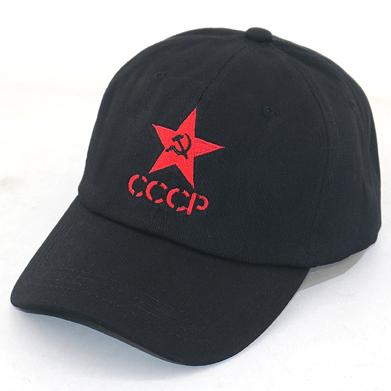 Бейсболка с вышивкой ссср шляпа российским советским союзом 100% хлопок модная