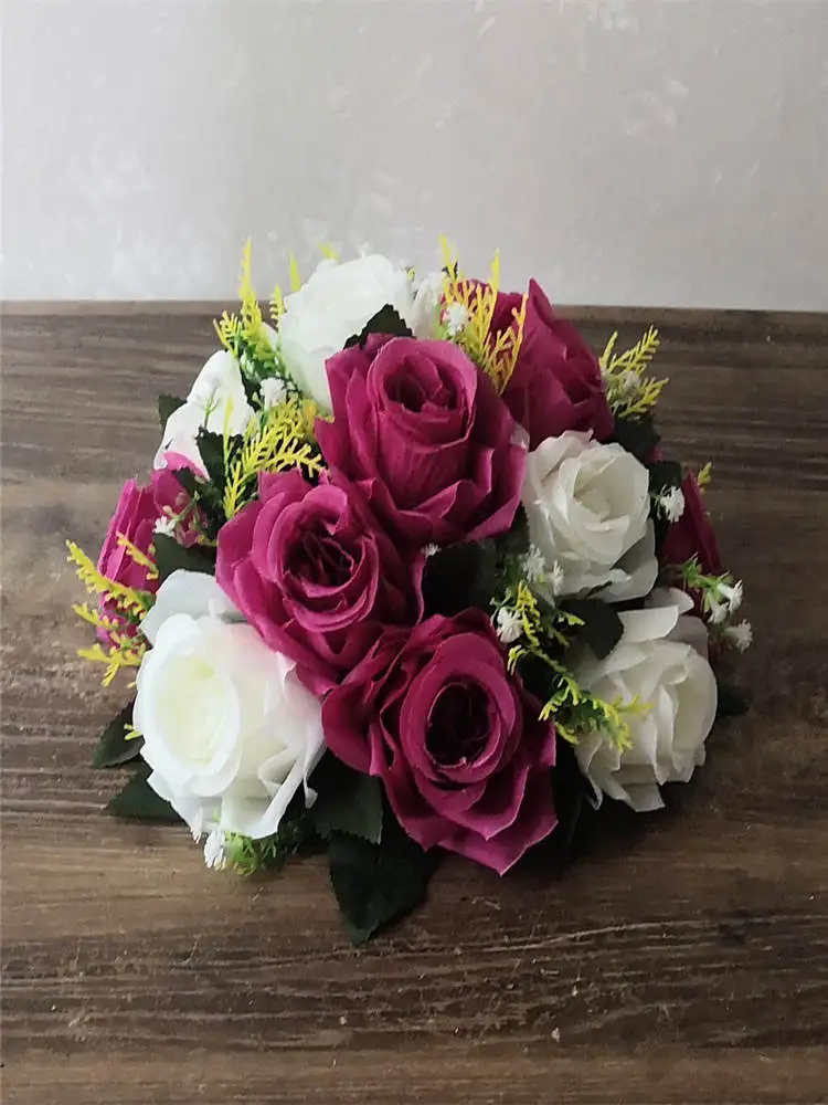 flower 3 Металлические подсвечники, цветы, ваза-подсвечник, Центральные элементы, дорожные свинцовые канделябры, центральные украшения для свадьбы, рождественские украшения - Цвет: flower 3