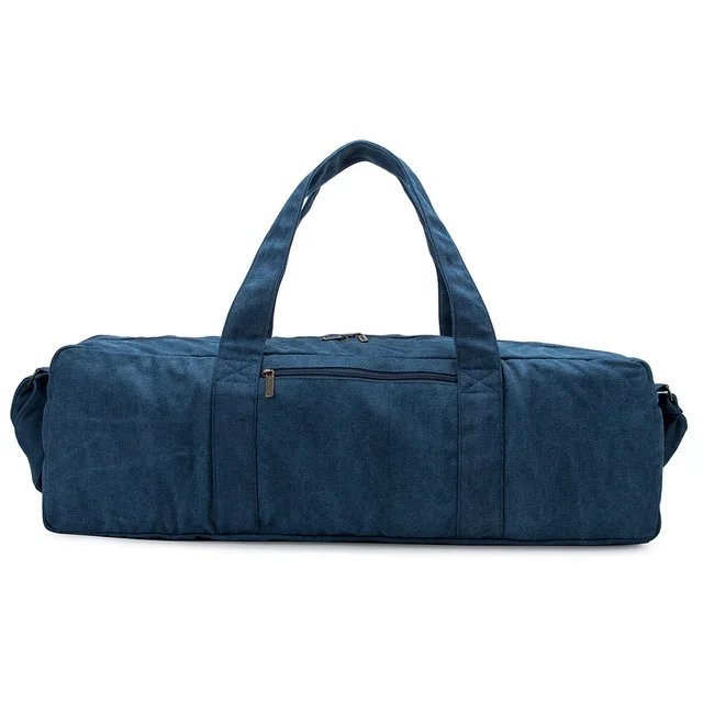 Холщовая Сумка для Йога-коврика, сумки для фитнеса,, женские тренировочные сумки для занятий спортом, Gymtas Sports Tas Shouder sac De Sporttas XA24WA - Цвет: Blue