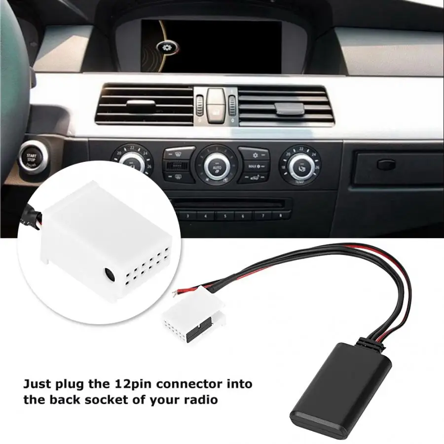 Аксессуары automovil Alinory 12 В 12 pin Автомобильный адаптер Bluetooth аудио адаптер для радио стерео радио аксессуары подходит для