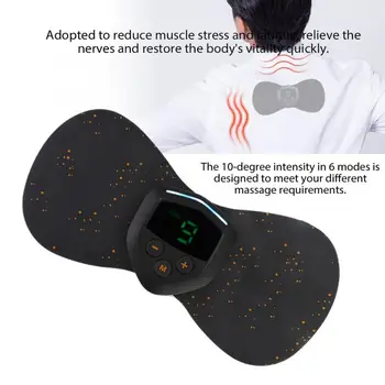 

Rechargeable Cervical Vertebra Massager Neck Electric Massage Sticker Device USB Massage Relaxation o