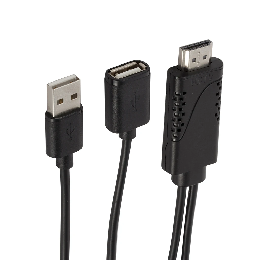 Кабель USB/HDMI адаптер для подключения HDMI Мужской Соединительный кабель HDTV для IPhone8/7/7 plus/6s/6 Plus huawei P20/P20 Pro/P10