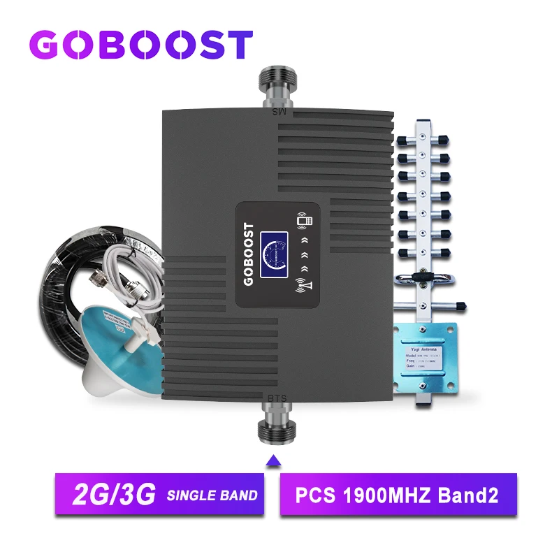 Усилитель GSM для мобильного телефона сотового сигнала 2G 3G 1900 МГц Антенна Yagi