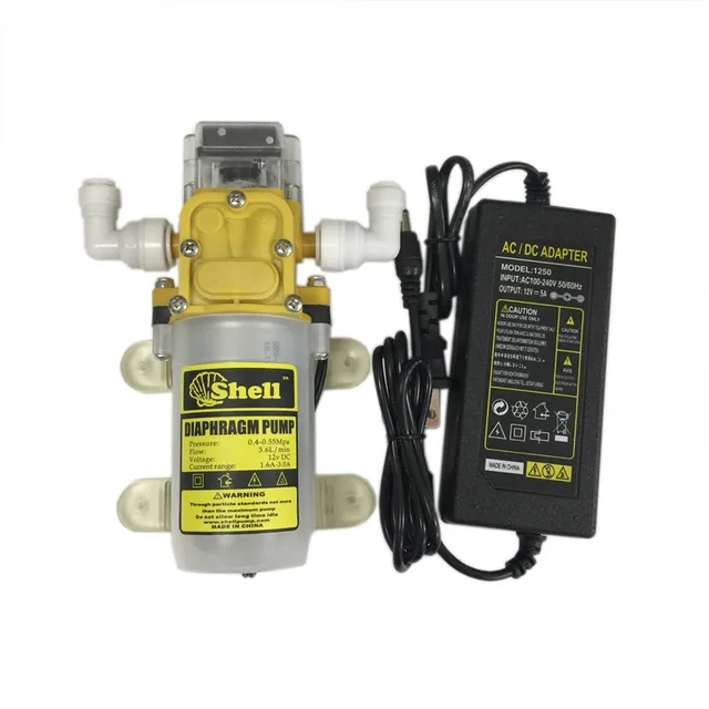 S310 Víztisztító Booster Szivattyú Nyomás Alatt Álló Víz 1/4 Port 12V 3,5L/Perc Élelmiszer -Szivattyú 5A Adapterrel - Image 5