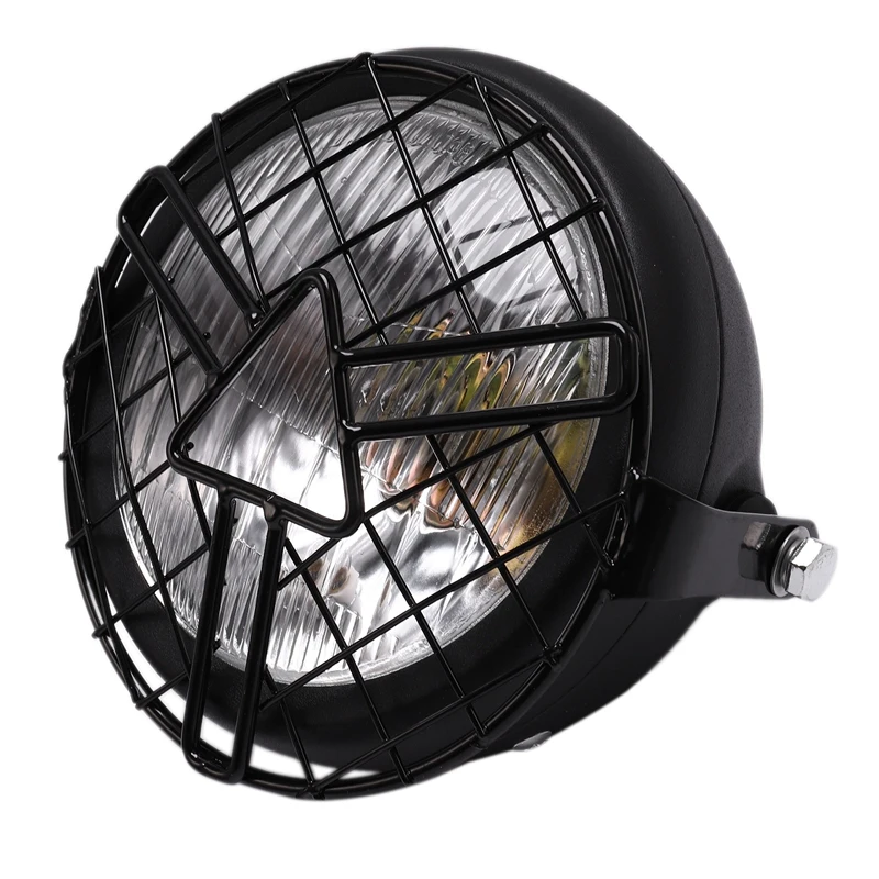 

Universal Motorcycle head light lamp Lampshade Grill Cover Retro Vintage Bracket Mask Mount Headlight for Honda Yamaha Suzuki Ka