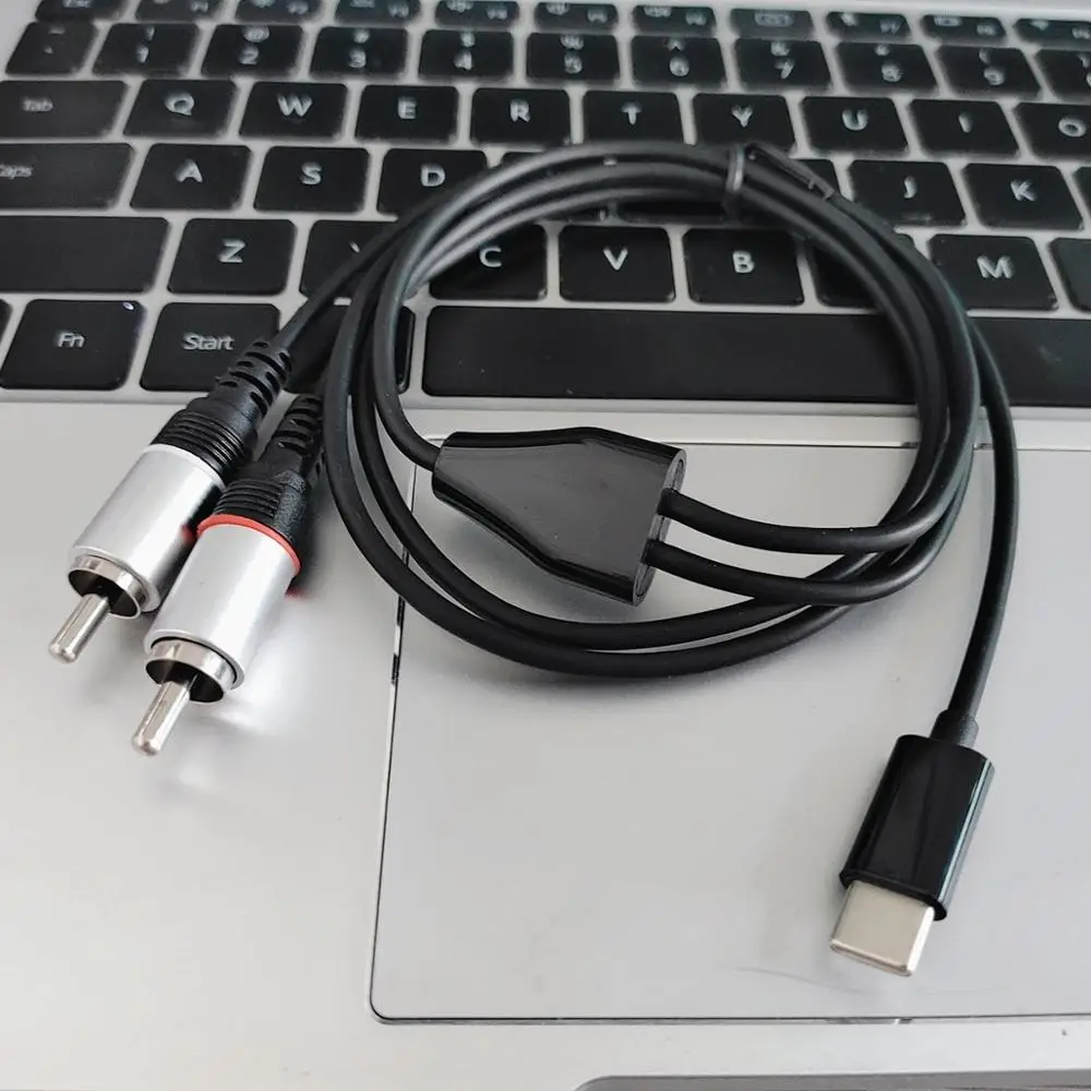 1m 3ft USB C RCA  ̺ -C 2 RCA ̺ 2rca   C RCA ̺, Ｚ, ȭ, iPad, ȼ  Ÿ