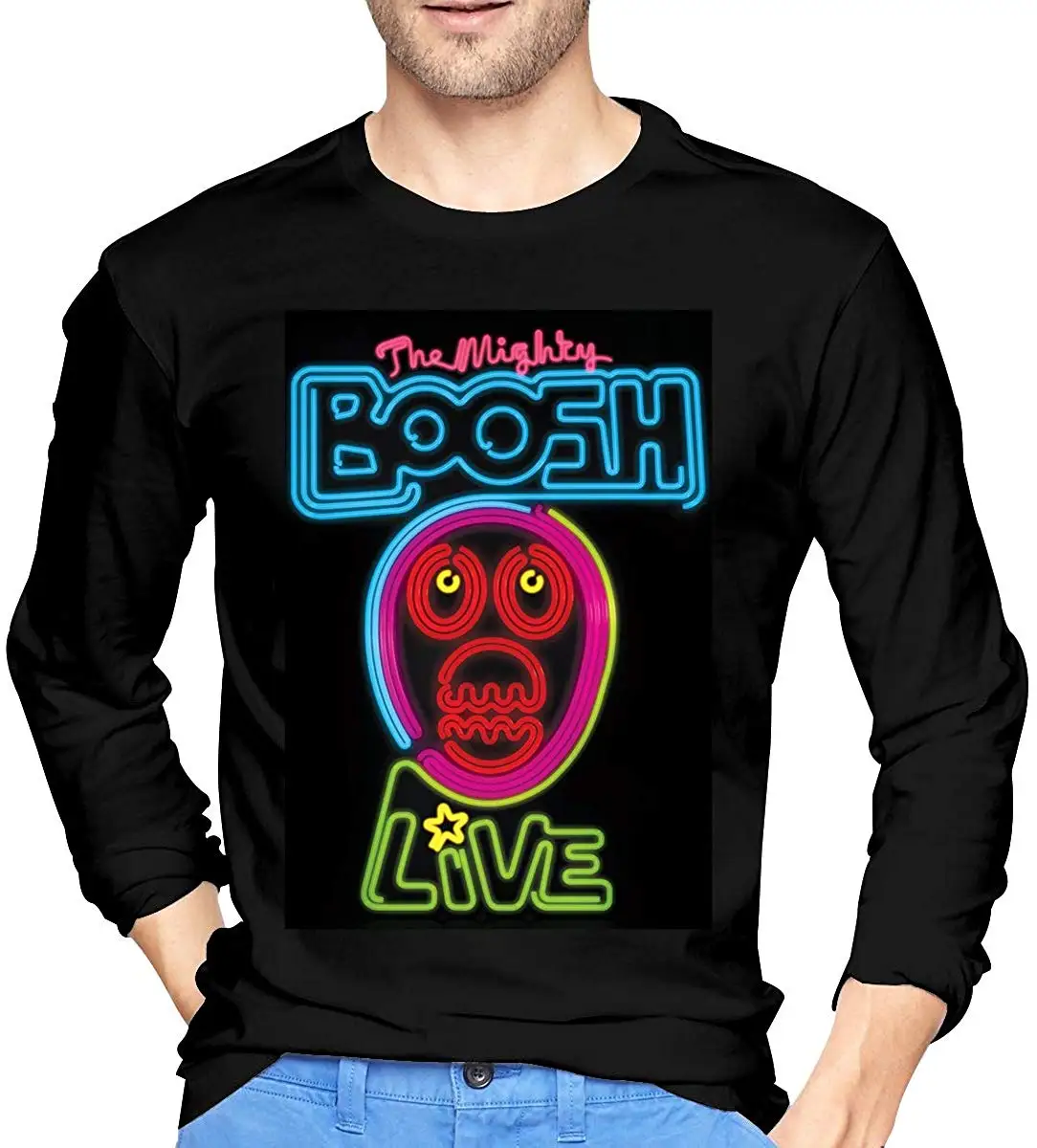 TSDFC The Mighty Boosh Мужская футболка 3D печать длинные рукава Повседневная Графические