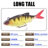 1Pcs soft Fishing Wobblers Pike Fishing Lures 12cm 31g Multi Jointed Sections Artificial Silicone Baits Trolling Carp Fishing ► Photo 2/6