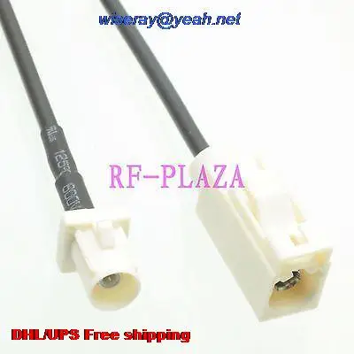 

DHL/EMS 50 pcs Cable 6inch Fakra SMB B 9001 male to B female RG174 RF Pigtail jumper cable with one year warranty-A2