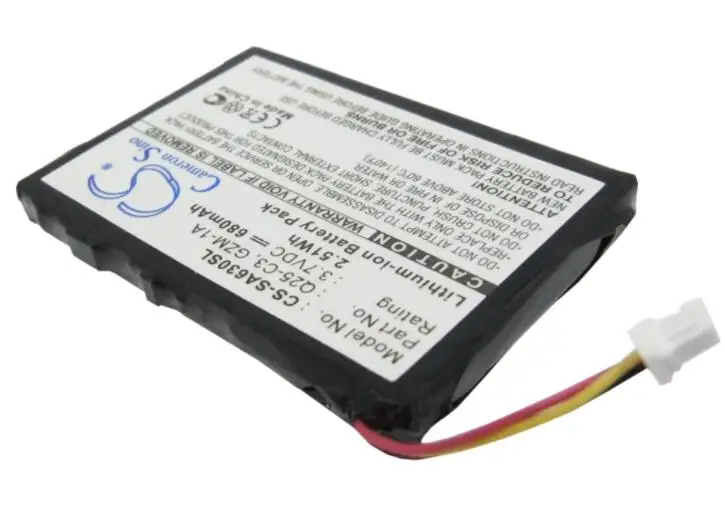 Cameron sino 680 мАч аккумулятор для Philips GoGear HDD6330 30 Гб GZM-1A Q25-C3 MP3, MP4, аккумулятор pmp