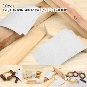 

10pcs Wet&Dry Sandpaper Polishing Abrasive Waterproof Paper Sheets Used For Polishing In Furniture, Woodware, Hardware