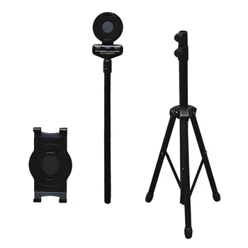 

1 Set Portable Tablet Stand Holder Adjustable Multi- functional Bracket Phone Holder Mobile Phone Rack for Phone Tablet (Black)