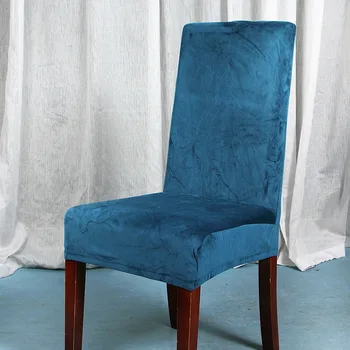 

Real Velvet Fox Fabric Fabric Super Soft Chair Cover Seat Covers Stretch Slipcovers for Hotel Banquet Dining Housse De Chaise