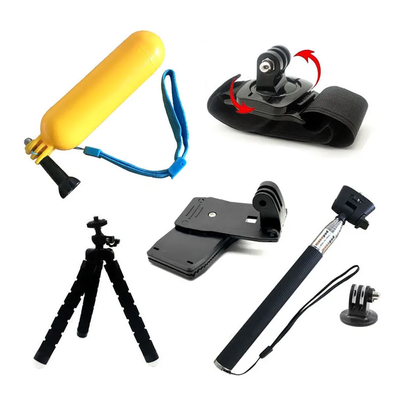 Аксессуары для Gopro hero 7 6 5 4 3 Session для монопод для Go Pro крепление штатива для Xiaomi Yi 4K SJCAM SJ4000 eken H9 H9R SJACC08
