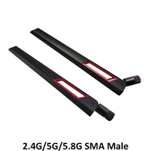 2,4 ГГц 5 ГГц 5,8 ГГц Антенна реальная 8dBi SMA разъем 2,4g 5,8g Двухдиапазонная Wi-Fi антенна беспроводная антенна маршрутизатор 2,4 ГГц 5,8 ГГц