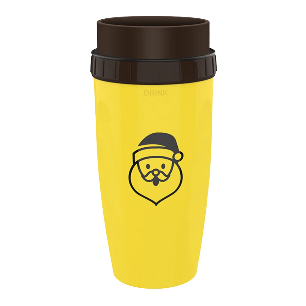 Французский Coverless Twist Cup с переключателем и соломинкой Сиппи портативные бутылки для воды для детей взрослых SLC88 - Цвет: Зеленый