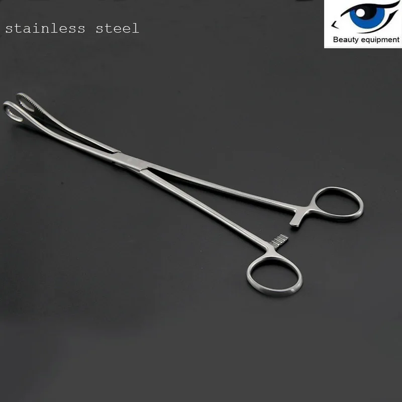 Нержавеющая сталь медицинские овальные щипцы гемостатические губки Зажим