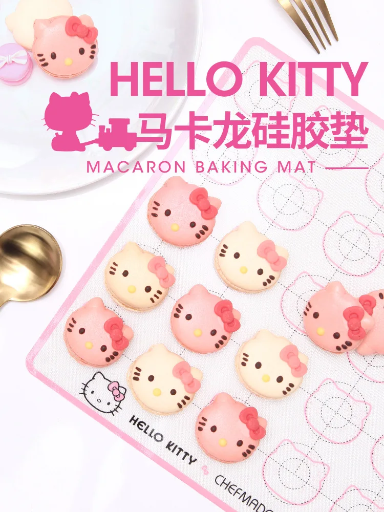 CHEFMADE рисунок «Hello Kitty» высокое Температура противоскользящие силиконовый коврик для выпечки матов подкладка для замешивания теста подставка в виде бисквита Аксессуары для выпечки